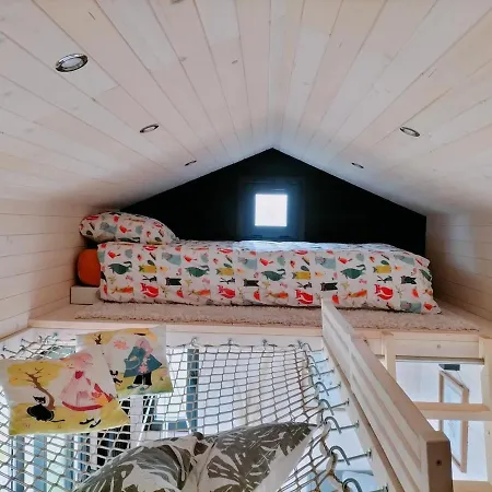 בקתה Tiny House Du Coq Aux Anes Saint-Denis-de-Gastines
